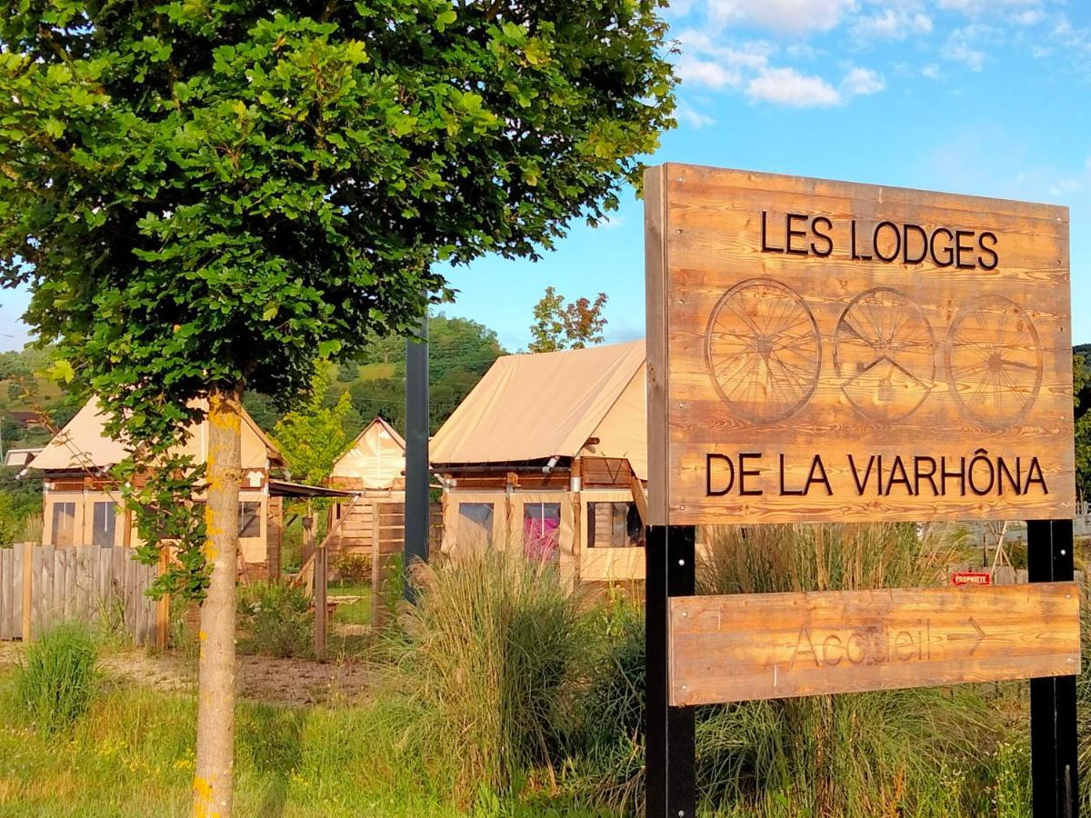 Les Lodges De La Viarhona - Tentes Lodges Virignin Zewnętrze zdjęcie